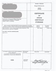 Ejemplo de Certificado de Origen Zoo